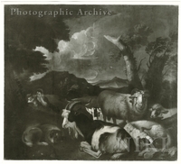 Pastoral Landscape with Shepherds and Flock Resting