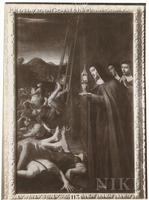Saint Clare Repulsing the Saracens from the Walls of Assisi