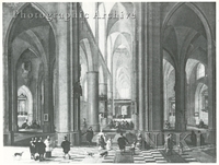 Interior of a Cathedral with Figures
