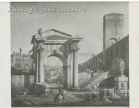Capriccio with Arch and Turreted City-walls