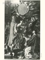 Saint Clement, Saint Philip Neri, Saint Laurence and Saint Lazarus with Angels