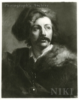 Portrait of a Man with Moustache and Fur Hat
