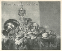 Still Life of Fruit and Nautilus Cup