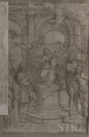 Virgin and Child in Glory with ?Saint Catherine of Siena and a Male Saint