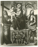 Madonna and Child between Saint Helena and Saint Constantine