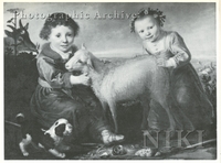 Two Children with a Lamb