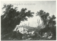 Rest of Shepherds in a Wooded Landscape