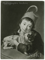 Portrait of a Boy with a Dog