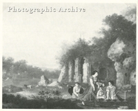 Arcadian Landscape with Figures