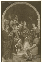 Madonna and Child Enthroned with Saints Mary Magdalene, Lucanus, Catherine and Eligius