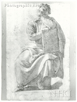 Draped Figure Seated with Book