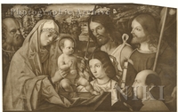 Holy Family with Donors, Presented by Saint John the Baptist and Saint Roch
