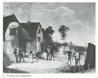 Outskirts of a Village with Archers