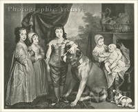 Portrait of the Five Eldest Children of Charles I : Charles, Prince of Wales, Mary, Princess Royal, James, Duke of York, Princess Elizabeth, and Princess Anne