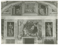 Wall with Mural Paintings in the Sala degli Angeli, Palazzo Farnese, Rome