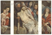 Christ on the Straw Tryptych : [Lamentation over the Death Christ (center panel); Virgin and Child (left panel); Saint John (right panel)]