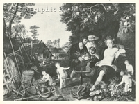 Farmers Offering Fruit to Ceres