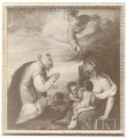 Holy Family with Angels and God the Father