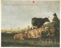 Herdsman with Cattle in a Landscape