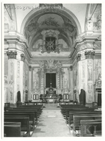 Apse's Decoration of the Main Altar in the Oratorio delle Teresiane in Piacenza