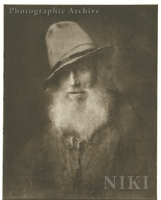 Portrait of an Old Robber with a Hat and a Beard