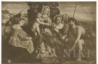 Madonna and Child with Saints Catherine, Celestino (?), Barbara and John the Baptist