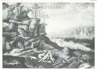 Rocky River Landscape with Adam and Eve Mourning over the Dead Abel