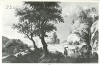 Woody Landscape with Pilgrims