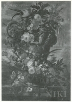 Still Life of Flowers in Decorative Urn