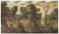 Wooded Landscape with Shepherds and Other Figures