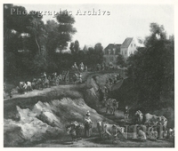 Southern Landscape with Peasants Returning from Market