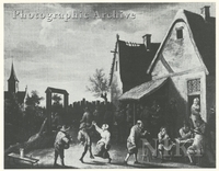 Peasants Merrymaking outside an Inn