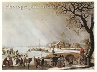 Winter Landscape with Figures