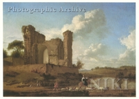Landscape with Ruins and Shepherds