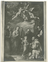 Holy Family with Saint Bruno, Saint Benedict, Saint Bernardino and Saint Bonaventura