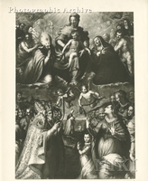 Madonna and Child with Saints Augustine, Monica, Sebastian and Others