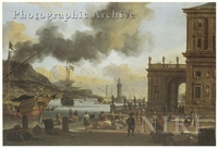 Capriccio Mediterranean Harbour Scene