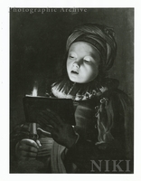 Young Singer by Candlelight