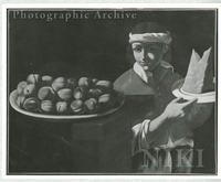 Boy with Fruit and Cheese