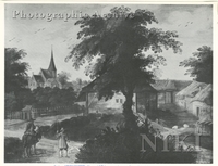 View of a Village with Figures