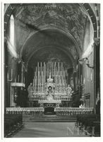 Interior Decoration of the Apse and the Chancel with the Main Altar of San Giovanni in Canale, Piacenza