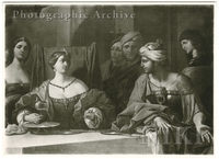 Banquet of Cleopatra and Mark Antony : [Cleopratra Dissolves a Pearl in a Cup of Wine, which She then Drinks]