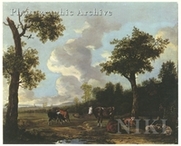 Landscape with Cows and Sheeps