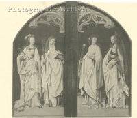 Saint Apollonia, Saint Gertrude the Great of Nivelles, Saint Agatha and Saint Agnes