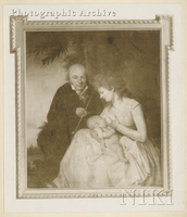 Self-portrait of Tischbein with His Wife Sophie and His Daughter Betty