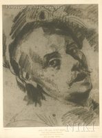 Study of Head of a Man with Moustache
