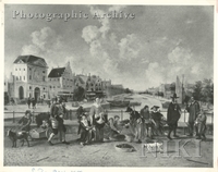 View from the Fishmarket in Leiden