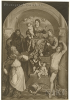 Madonna and Child between Saints Fabianus, Sebastian, Roch and Catherine