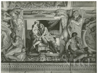 Portion of Ceiling Decoration with Jupiter and Juno