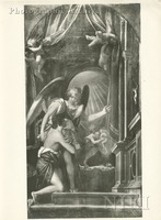 Guardian Angel Showing a Crucifix to an Adolescent and Transporting a Soul to Heaven